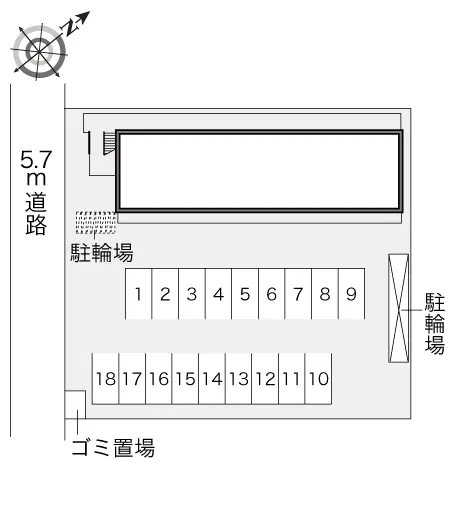 ★手数料０円★泉大津市寿町　月極駐車場（LP）